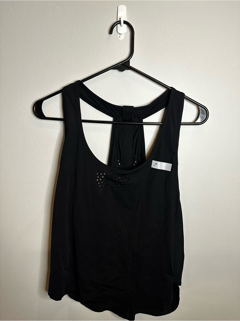 Gymshark Black Athletic Racerback Tank Top